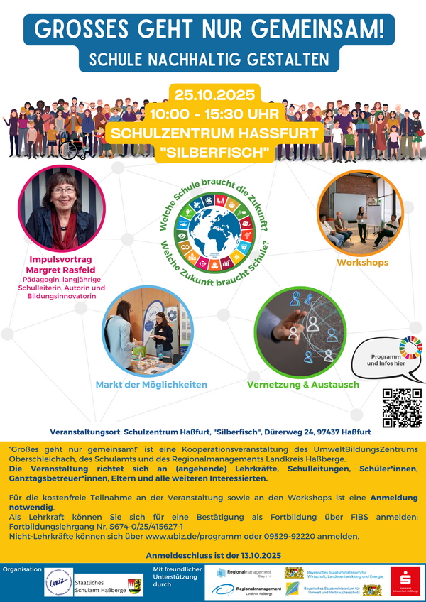 Flyer Fortbildung BNE-Schulkonferenz 2025