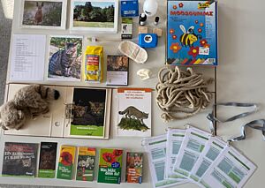 Lehrmaterial aus dem Biodiversitätskoffer